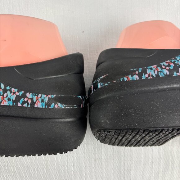 Crocs Women's 9 Neria Pro Triple Comfort Floral Slide-on Rubber Clogs - Picture 14 of 14